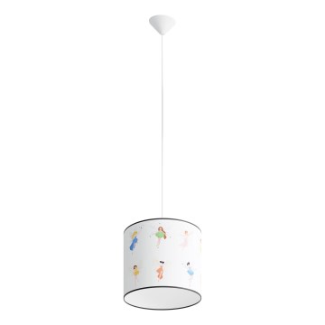 Pendellampe til børn FAIRY 1xE27/15W/230V diameter 30 cm fe