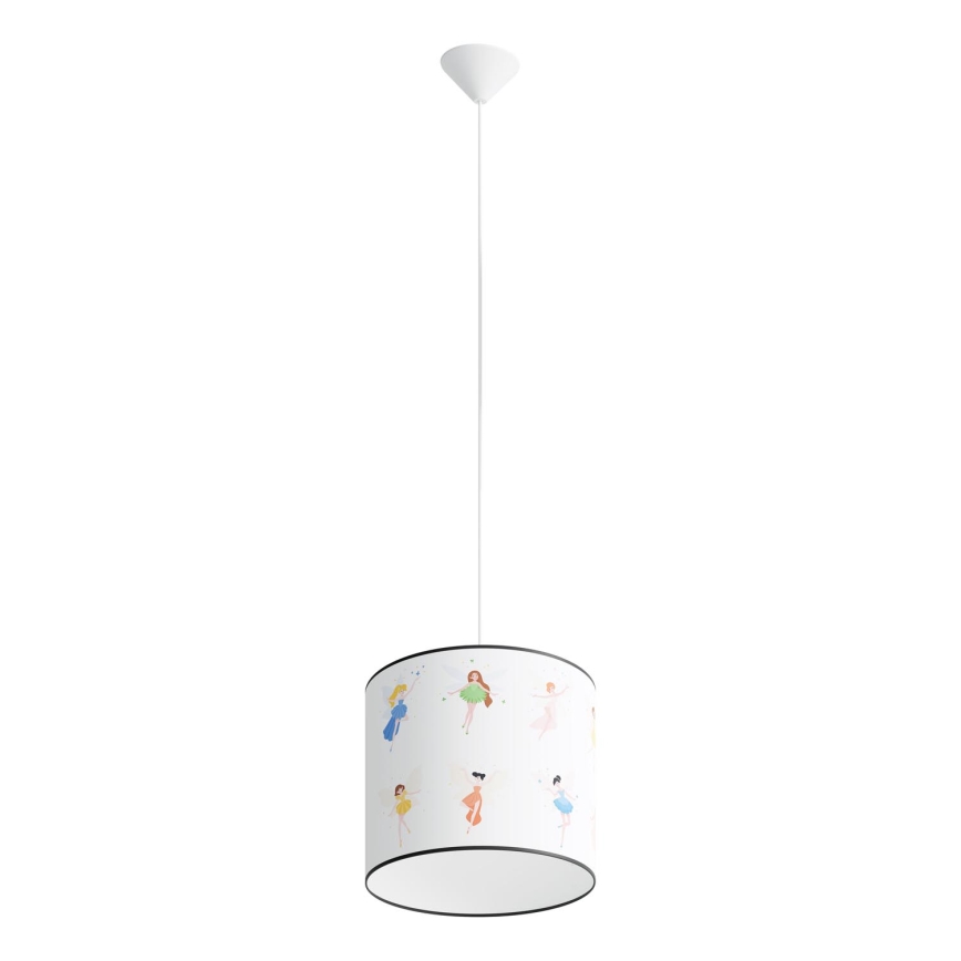 Pendellampe til børn FAIRY 1xE27/15W/230V diameter 30 cm fe