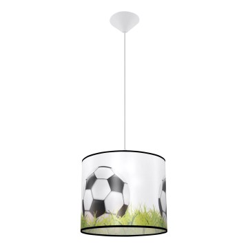 Pendellampe til børn FOOTBALL 1xE27/15W/230V diameter 30 cm fodbold