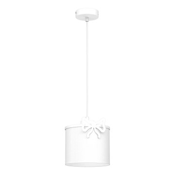 Pendellampe til børn SWEET 1xE27/15W/230V hvid/bue