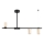 Pendellampe URANOS 3xGU10/10W/230V sort/guldfarvet