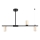 Pendellampe URANOS 3xGU10/10W/230V sort/guldfarvet