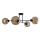 Pendellampe VASCO 4xE27/60W/230V sort/røget beige