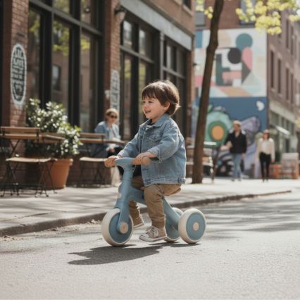 PETITE&MARS - 3-i-1 balancecykel til børn BINGO Stering Blue