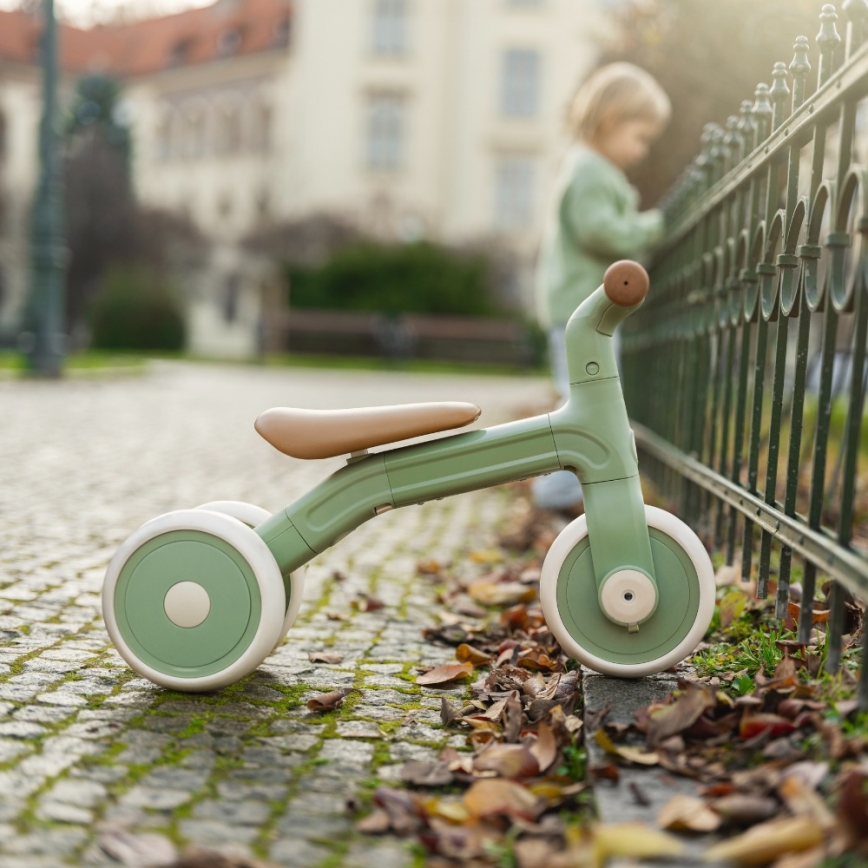 PETITE&MARS - 3-i-1 børneløbecykel BINGO Sage Leaf