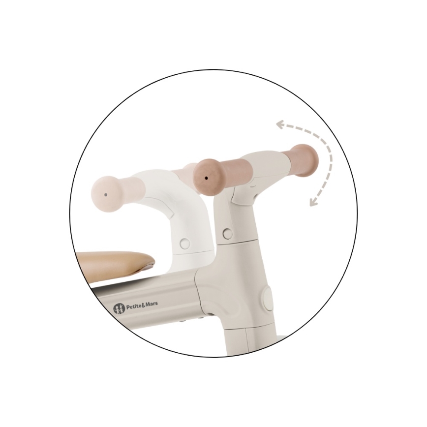 PETITE&MARS - 3-i-1 børnetrehjuler BINGO elfenbenshvid