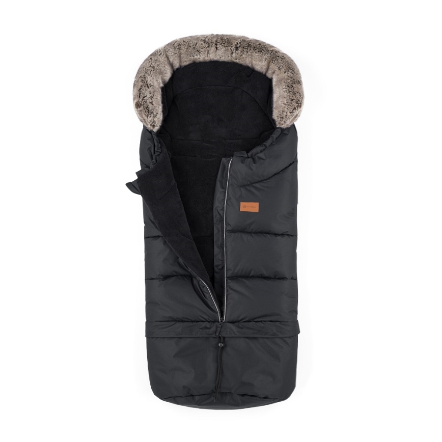 PETITE&MARS - 4-i-1 kørepose ARCTIC Forever Black