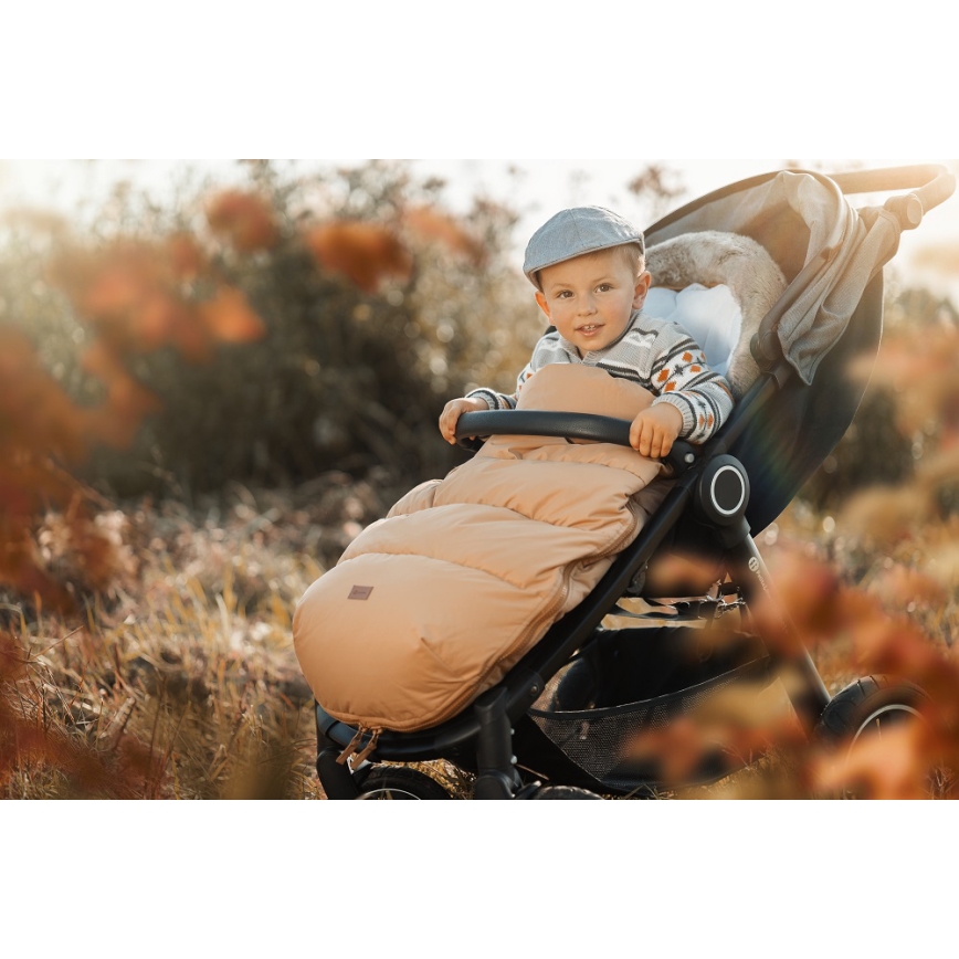 PETITE&MARS - 4-i-1 kørepose COMFY Elegant Caramel/Beige brun