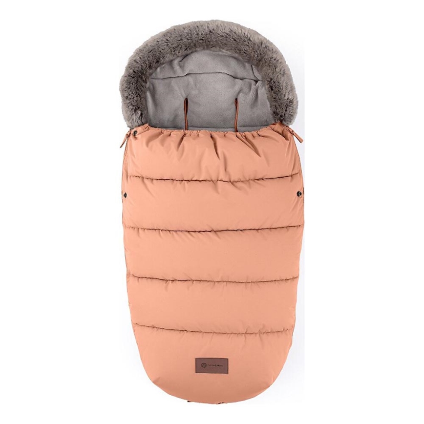 PETITE&MARS - 4-i-1 kørepose COMFY Pastel Peach orange