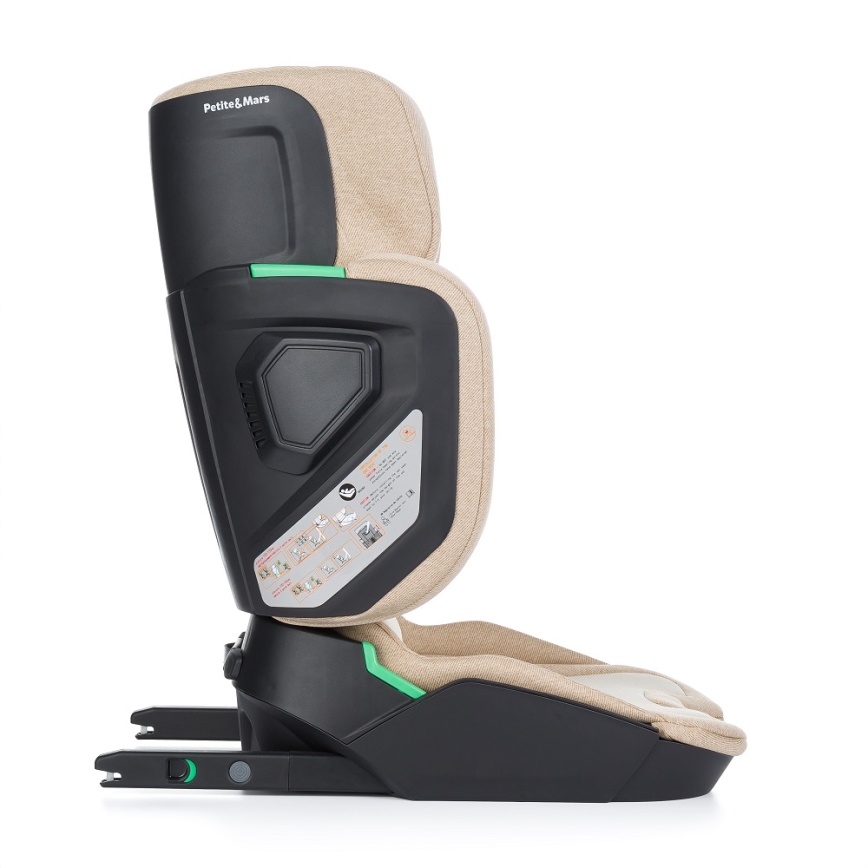 PETITE&MARS - Autostol FLEX PRO i-Str. 100-150 cm (15-36 kg) beige