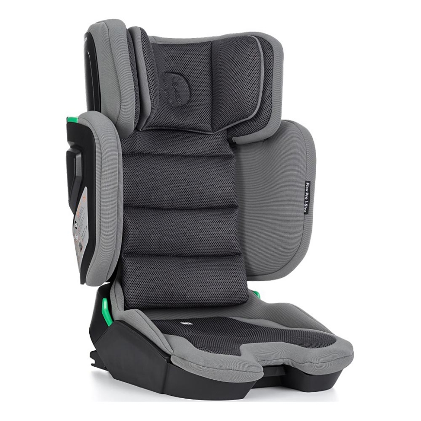 PETITE&MARS - Autostol FLEX PRO i-Str. 100-150 cm (15-36 kg) grå