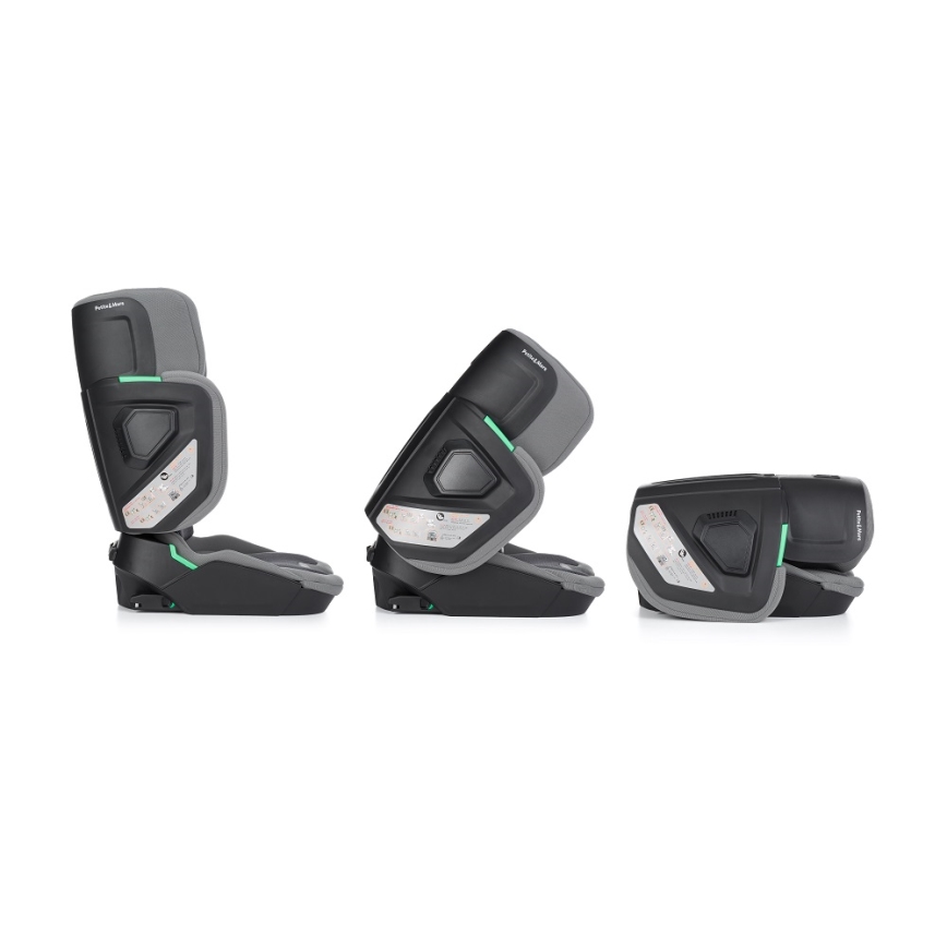PETITE&MARS - Autostol FLEX PRO i-Str. 100-150 cm (15-36 kg) grå