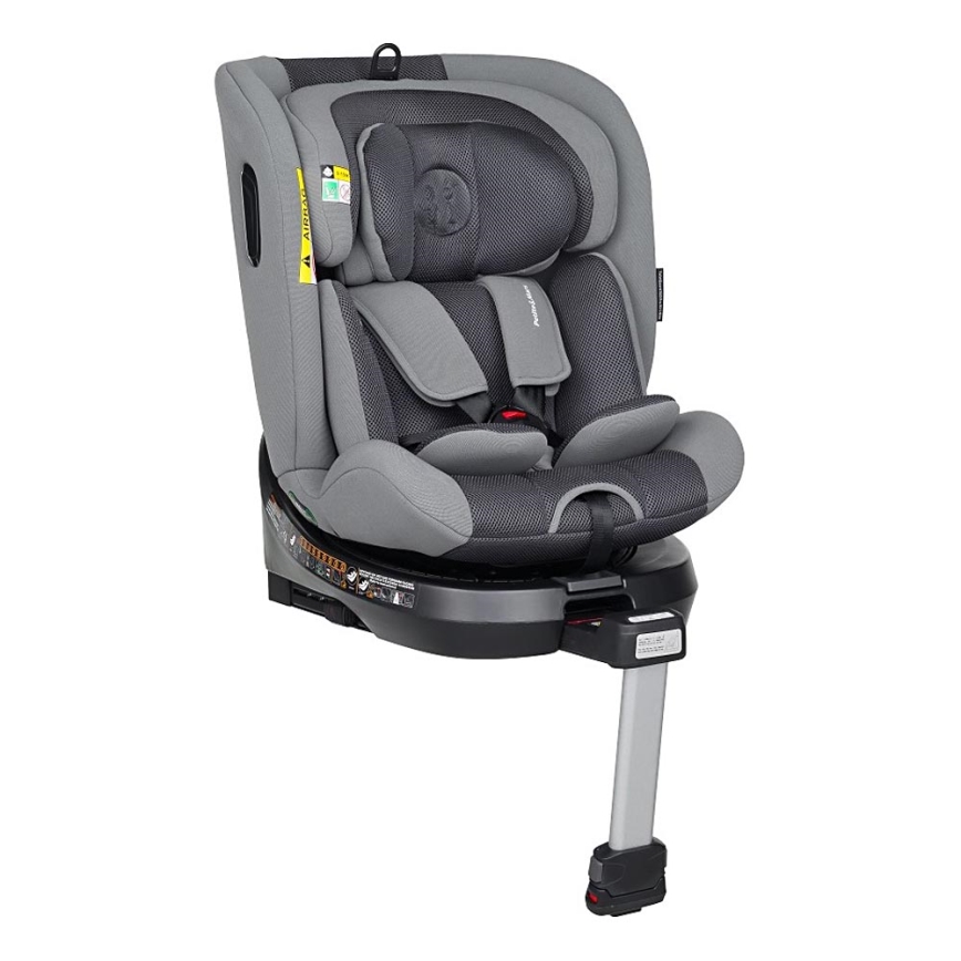 PETITE&MARS - Autostol TWISTGUARD PRO i-Str. 40-150 cm (0-36 kg) grå