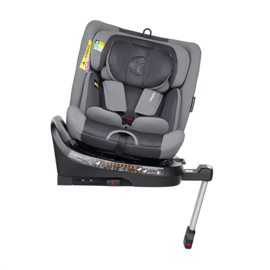 PETITE&MARS - Autostol TWISTGUARD PRO i-Str. 40-150 cm (0-36 kg) grå