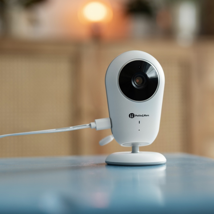 PETITE&MARS - Babymonitor med skærm NANO 4.0 3,7V 1760 mAh