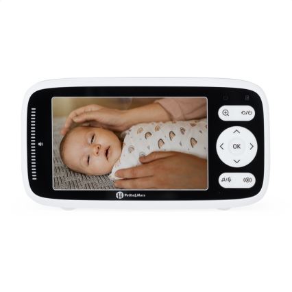 PETITE&MARS - Babymonitor med skærm NANO 4.0 3,7V 1760 mAh