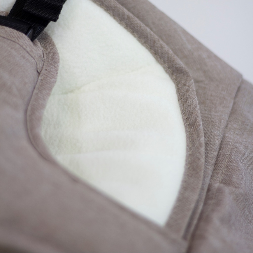 PETITE&MARS - Babynest CALMY brun