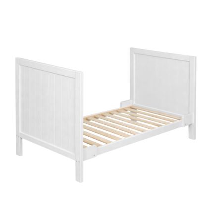 PETITE&MARS - Babyseng 3 i 1 MILA 120x60 cm hvid/bøg
