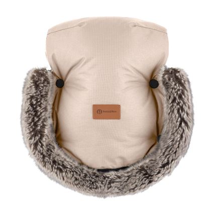 PETITE&MARS - Barnevognshandsker FURRY Rose Petal