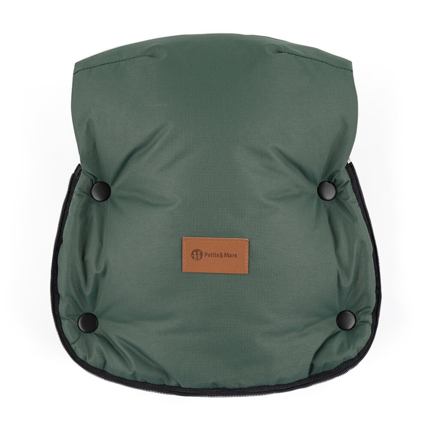 PETITE&MARS - Barnevognshandsker FURRY Veritable Khaki
