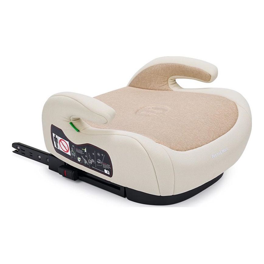 PETITE&MARS - Boostersæde til bil OPTIMUS PRO i-Str. 125-150 cm (22-36 kg) beige