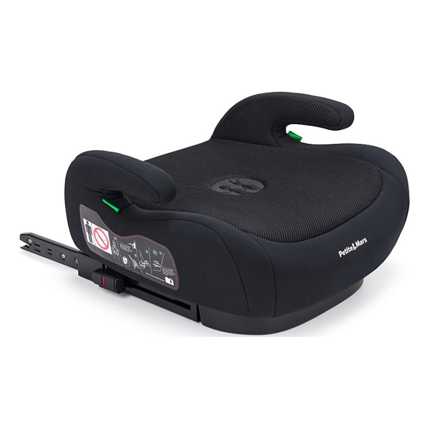 PETITE&MARS - Boostersæde til bil OPTIMUS PRO i-Str. 125-150 cm (22-36 kg) sort