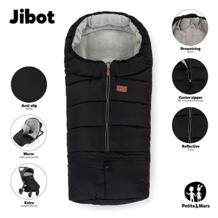 PETITE&MARS - Børnepose 3-i-1 JIBOT blå