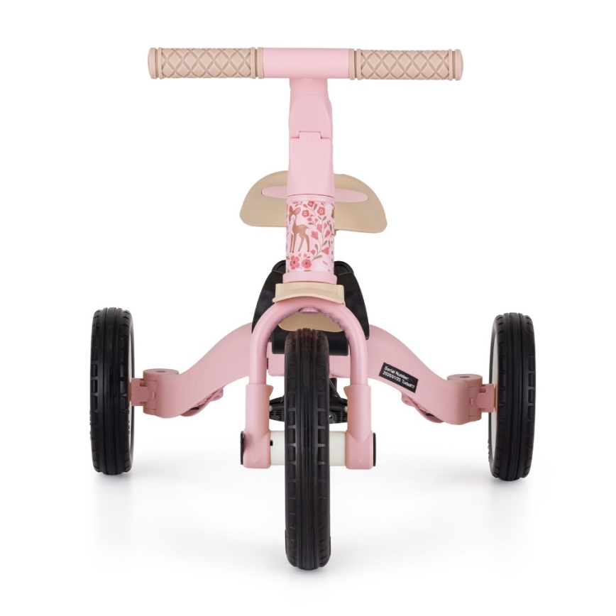 PETITE&MARS - Børnetrehjuler 5-i-1 TURBO LIMITED Rosy Wilderness