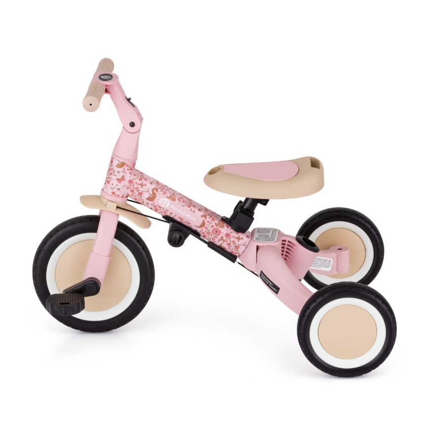 PETITE&MARS - Børnetrehjuler 5-i-1 TURBO LIMITED Rosy Wilderness