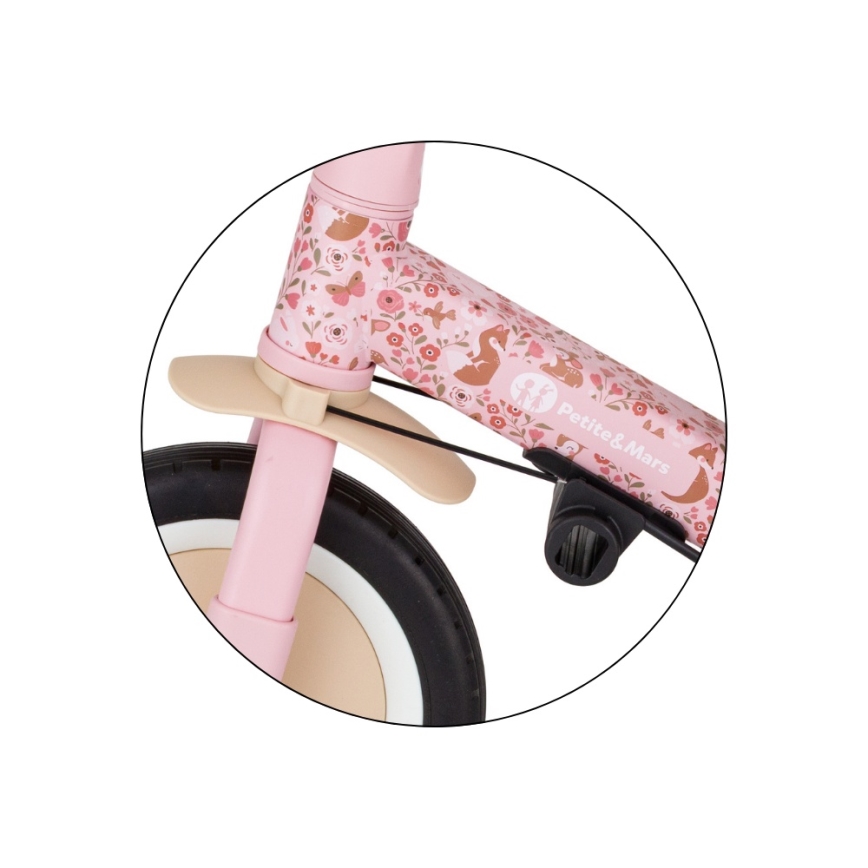 PETITE&MARS - Børnetrehjuler 5-i-1 TURBO LIMITED Rosy Wilderness