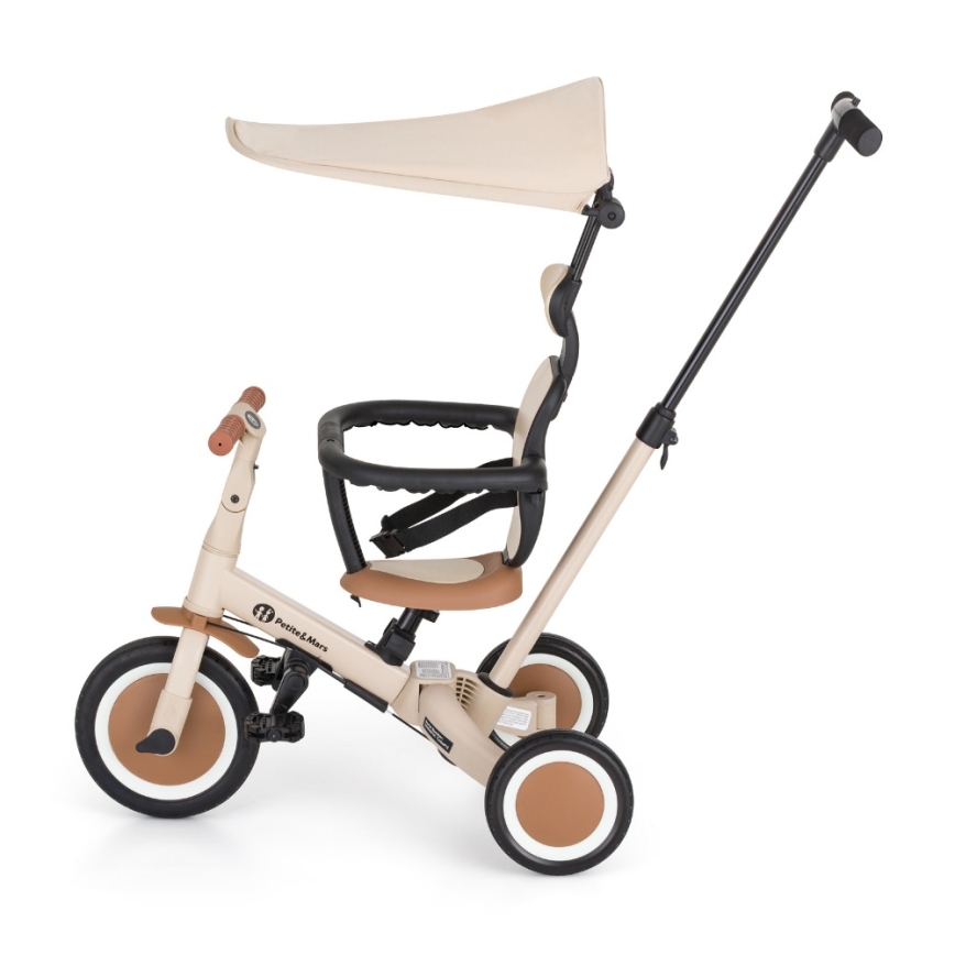 PETITE&MARS - Børnetrehjuler 5-i-1 TURBO PLUS Ørkensand