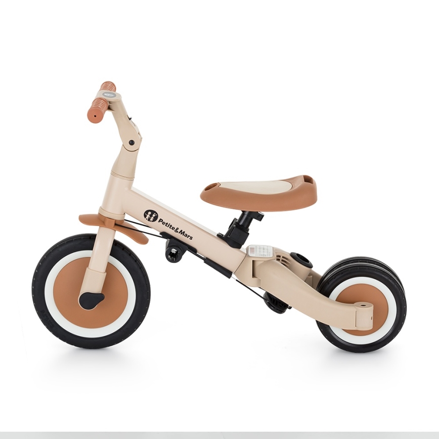 PETITE&MARS - Børnetrehjuler 5-i-1 TURBO PLUS Ørkensand