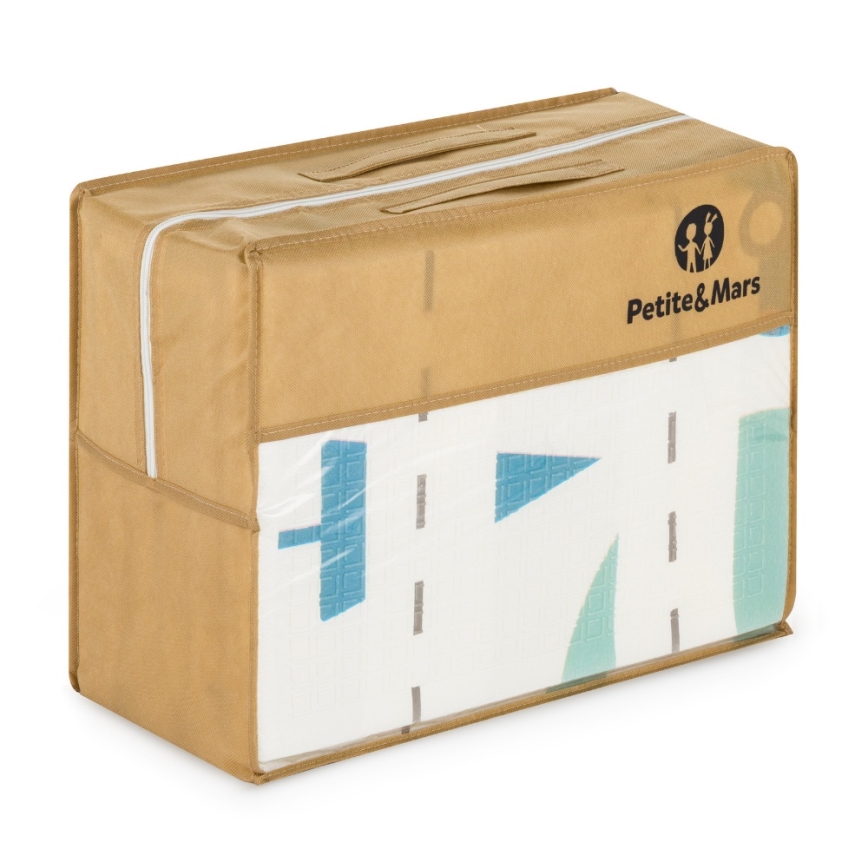 PETITE&MARS - Foldbart legeunderlag CAMPY Cars&Arabesca