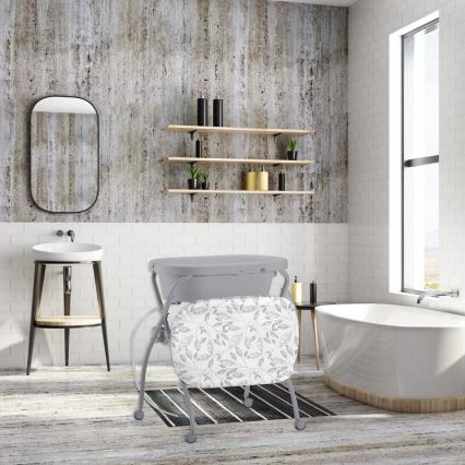 PETITE&MARS - Puslebord med badekar SPA 3-i-1 grå