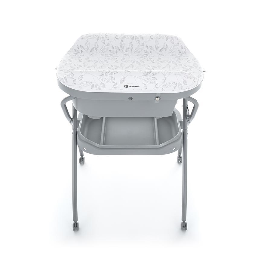 PETITE&MARS - Puslebord med badekar SPA 3-i-1 grå