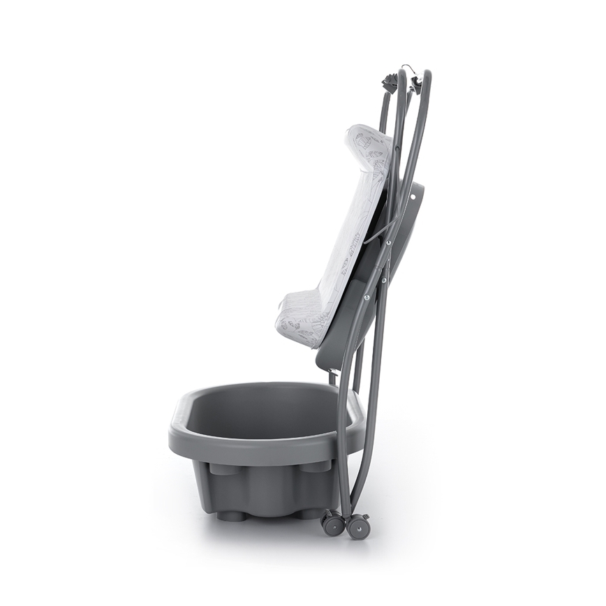PETITE&MARS - Puslebord med badekar SPA 3-i-1 grå