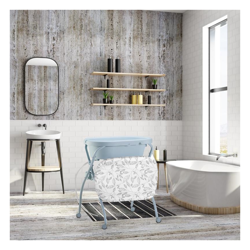 PETITE&MARS - Puslebord med badekar SPA 3-i-1 mintgrøn