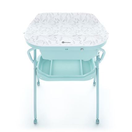 PETITE&MARS - Puslebord med badekar SPA 3-i-1 mintgrøn