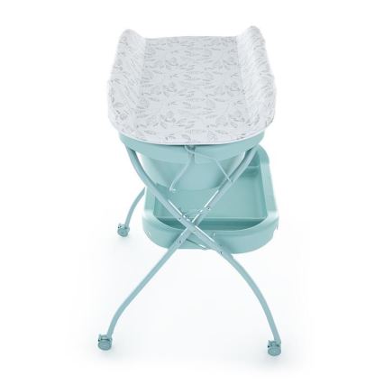 PETITE&MARS - Puslebord med badekar SPA 3-i-1 mintgrøn