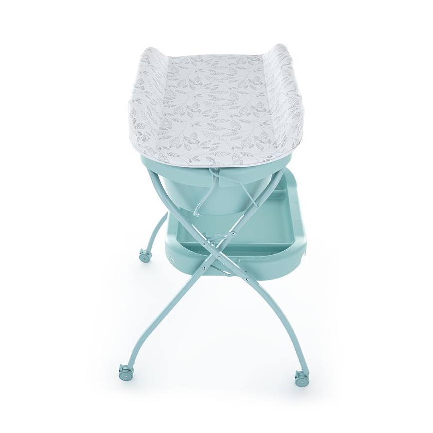 PETITE&MARS - Puslebord med badekar SPA 3-i-1 mintgrøn