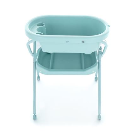 PETITE&MARS - Puslebord med badekar SPA 3-i-1 mintgrøn