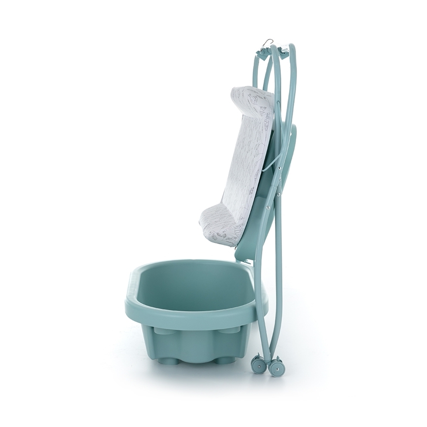 PETITE&MARS - Puslebord med badekar SPA 3-i-1 mintgrøn