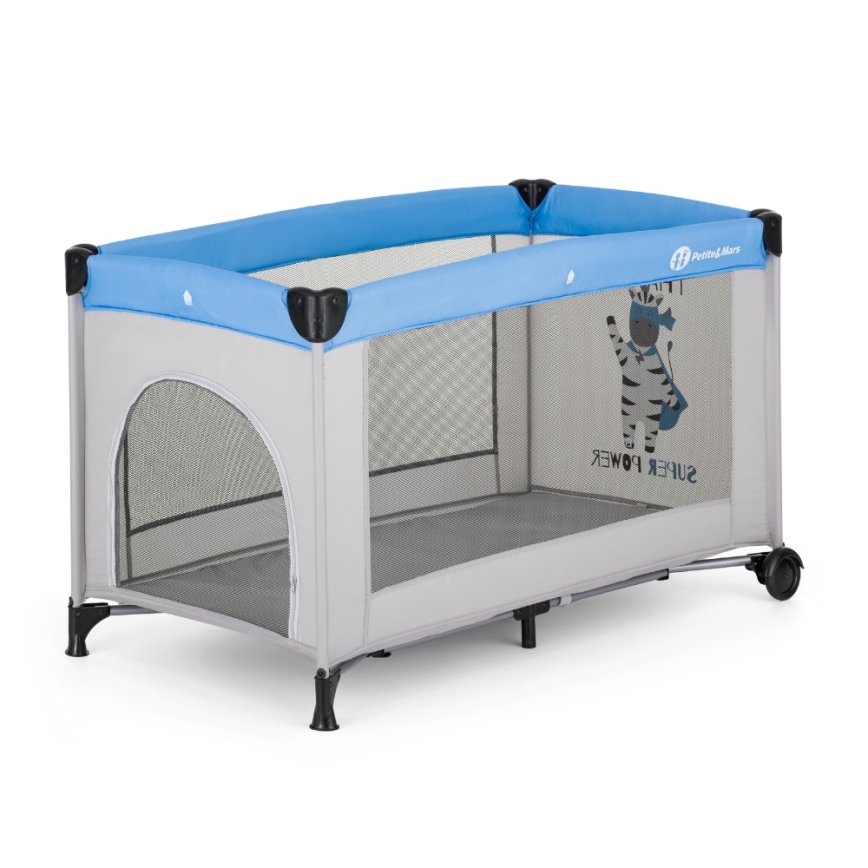 PETITE&MARS - Rejseseng KOOT Zebra Super Power