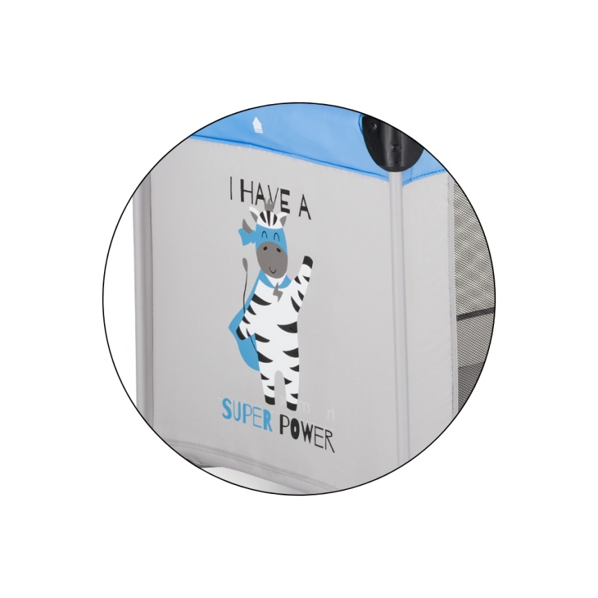 PETITE&MARS - Rejseseng KOOT Zebra Super Power