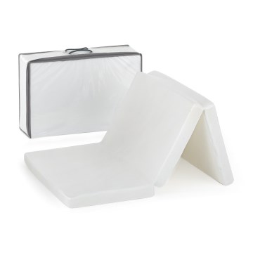 PETITE&MARS - Sammenfoldelig rejsemadras FOLDIE 120x60 cm hvid