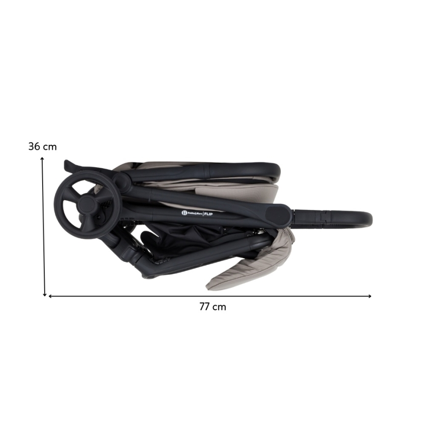 PETITE&MARS - Sportsvogn FLIP Platinum Grey