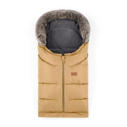 PETITE&MARS -SÆT 4-i-1 kørepose ARCTIC + håndmuffer til klapvogn Elegant Caramel