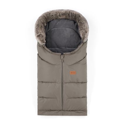 PETITE&MARS - SÆT 4-i-1 kørepose ARCTIC + håndmuffer til klapvogn Mocha Mousse