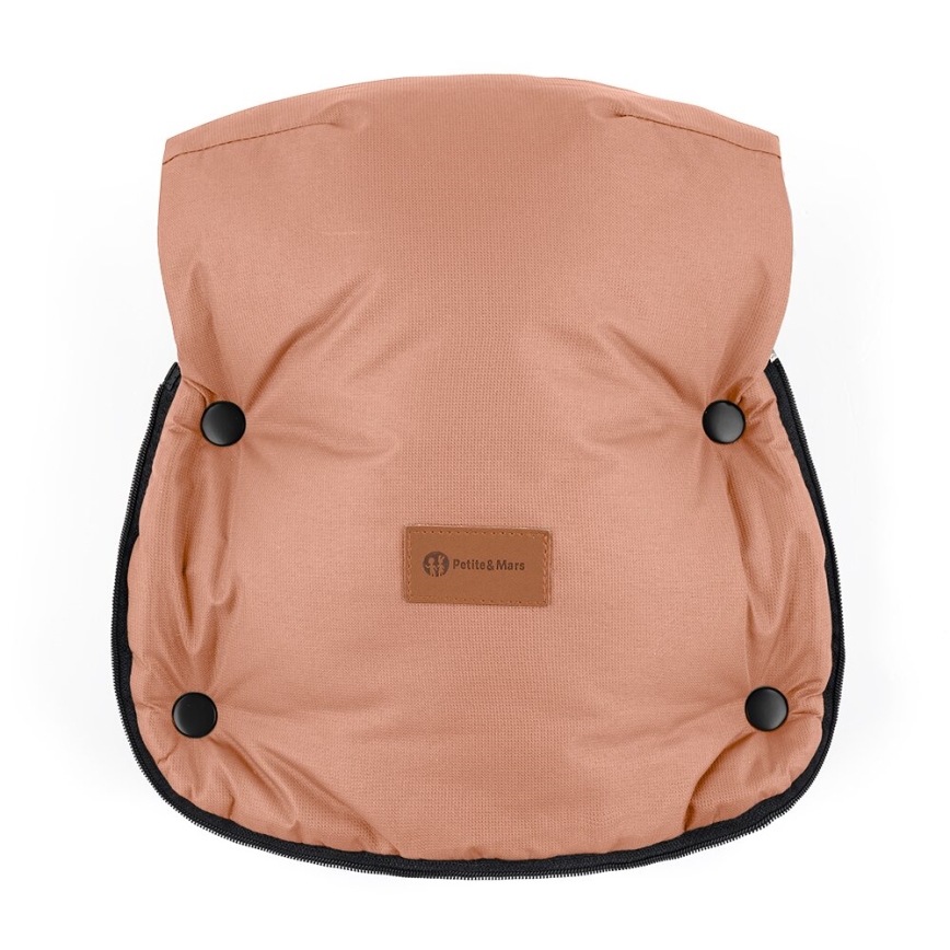 PETITE&MARS - SÆT 4-i-1 kørepose ARCTIC + håndmuffer til klapvogn Pastel Peach