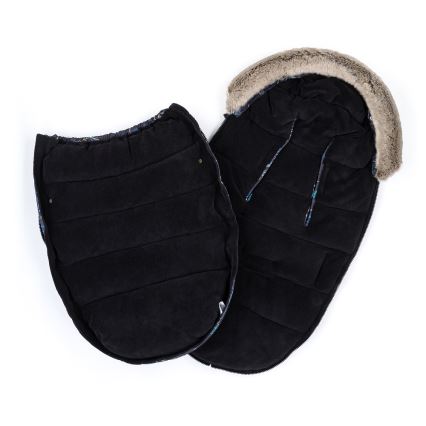 PETITE&MARS - SÆT 4-i-1 kørepose COMFY Stylish Beauty + håndmuffer til klapvogn